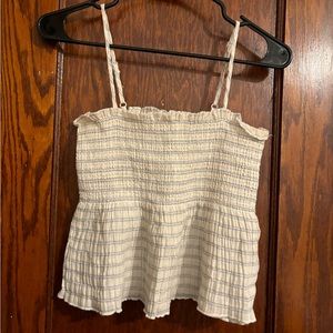 PacSun Striped Peplum Tank